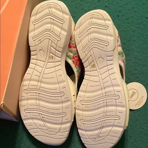 Easy Spirit Traciee2 Floral Slides Sandals Size 8 Wide NIB - Picture 3 of 5